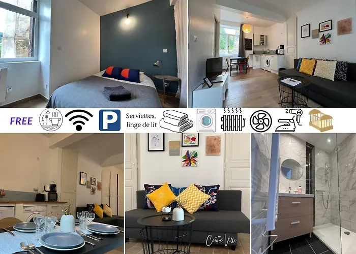 Tabi Appart ,Modern Chic Vs Free Parking,Wifi,Draps